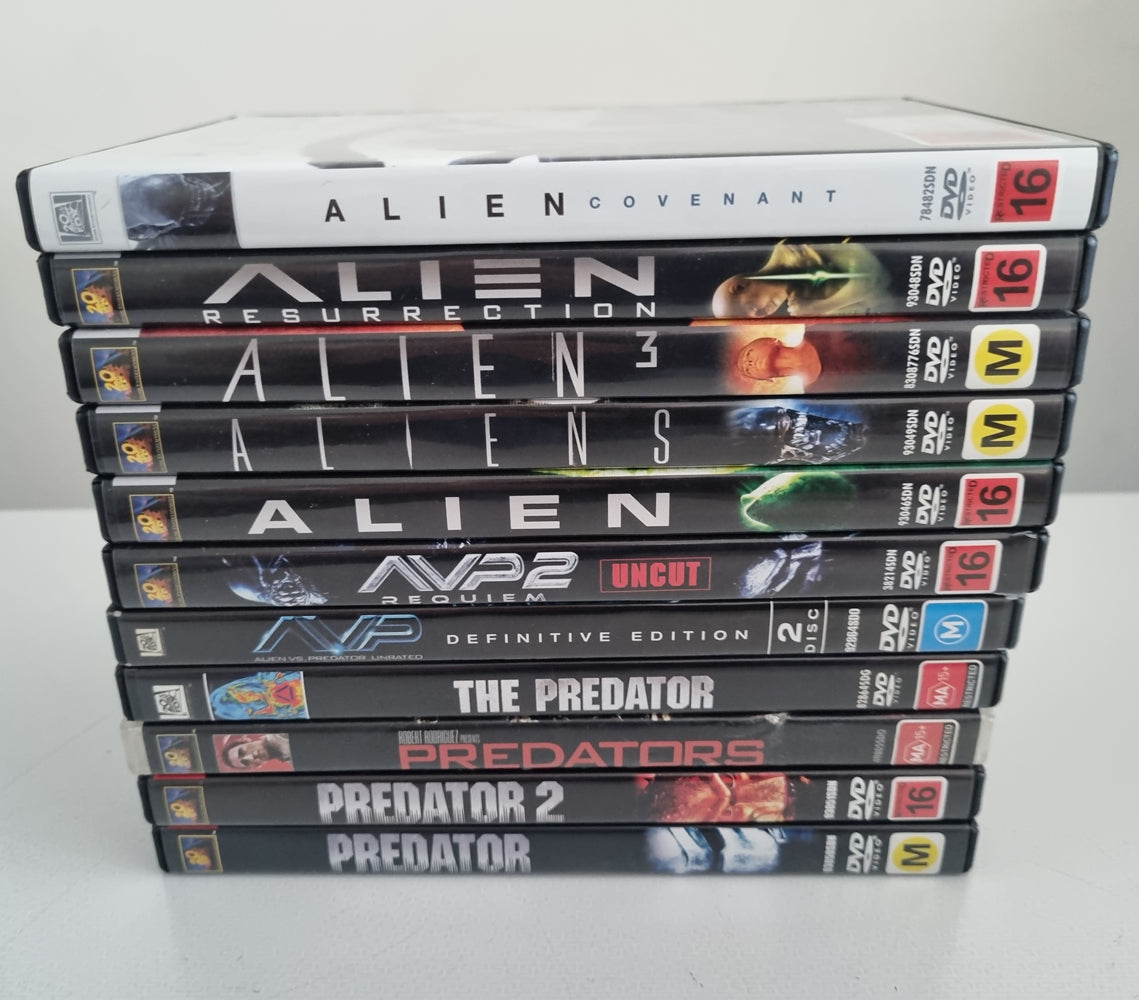 Alien & Predator 11 Movie Collection - 1979 (DVD)