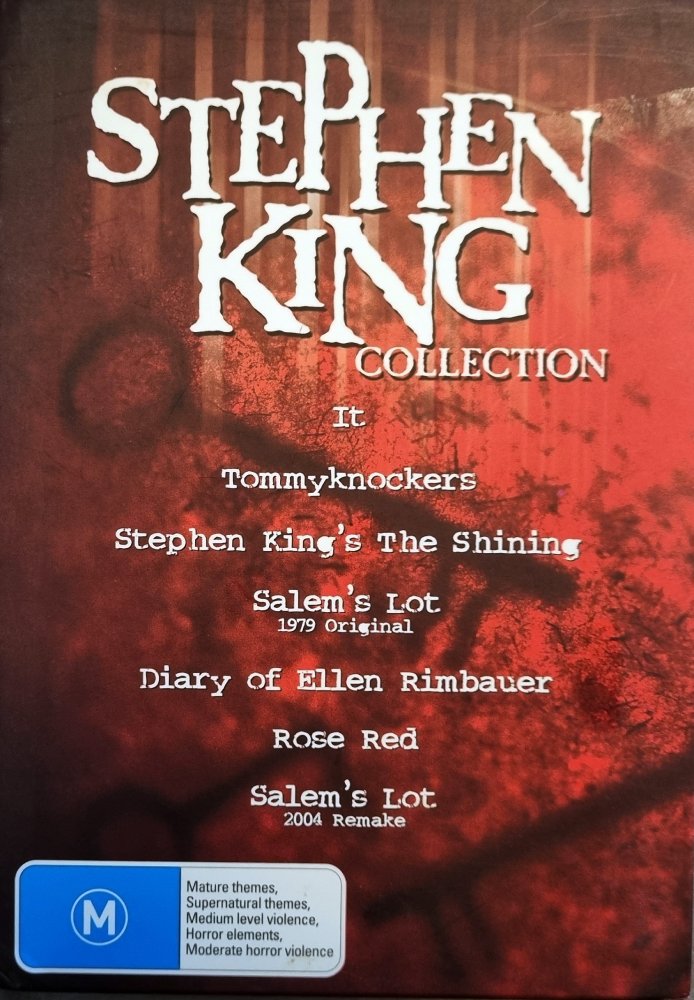 Stephen King 7 Movie Collection: It / Tommyknockers/ Salem's Lot / Rose Red - 1993 (DVD)