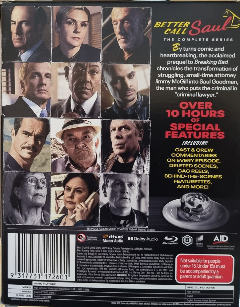 Better Call Saul - The Complete Series (Blu Ray)