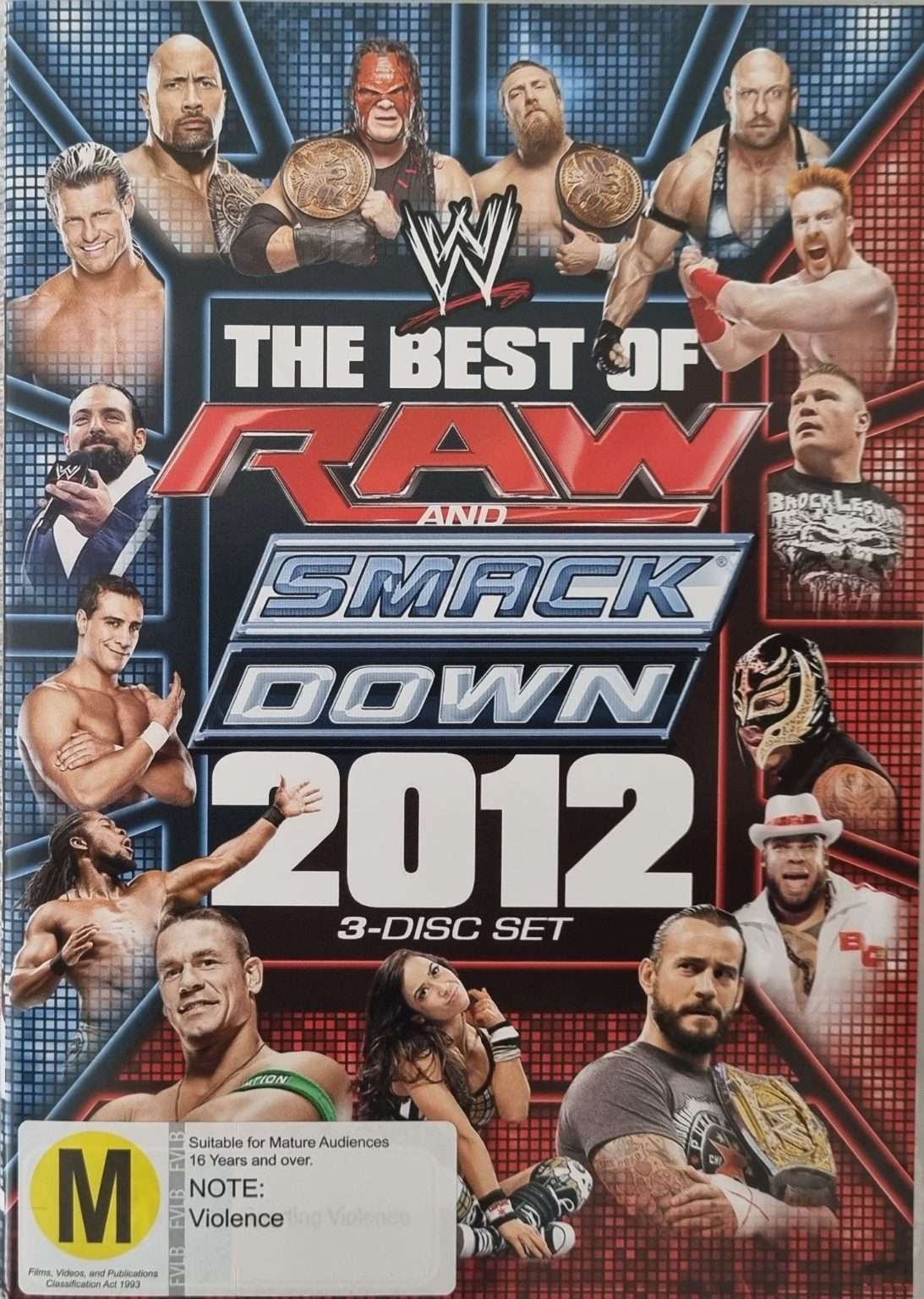 WWE: The Best of Raw and Smackdown 2012 3 Disc