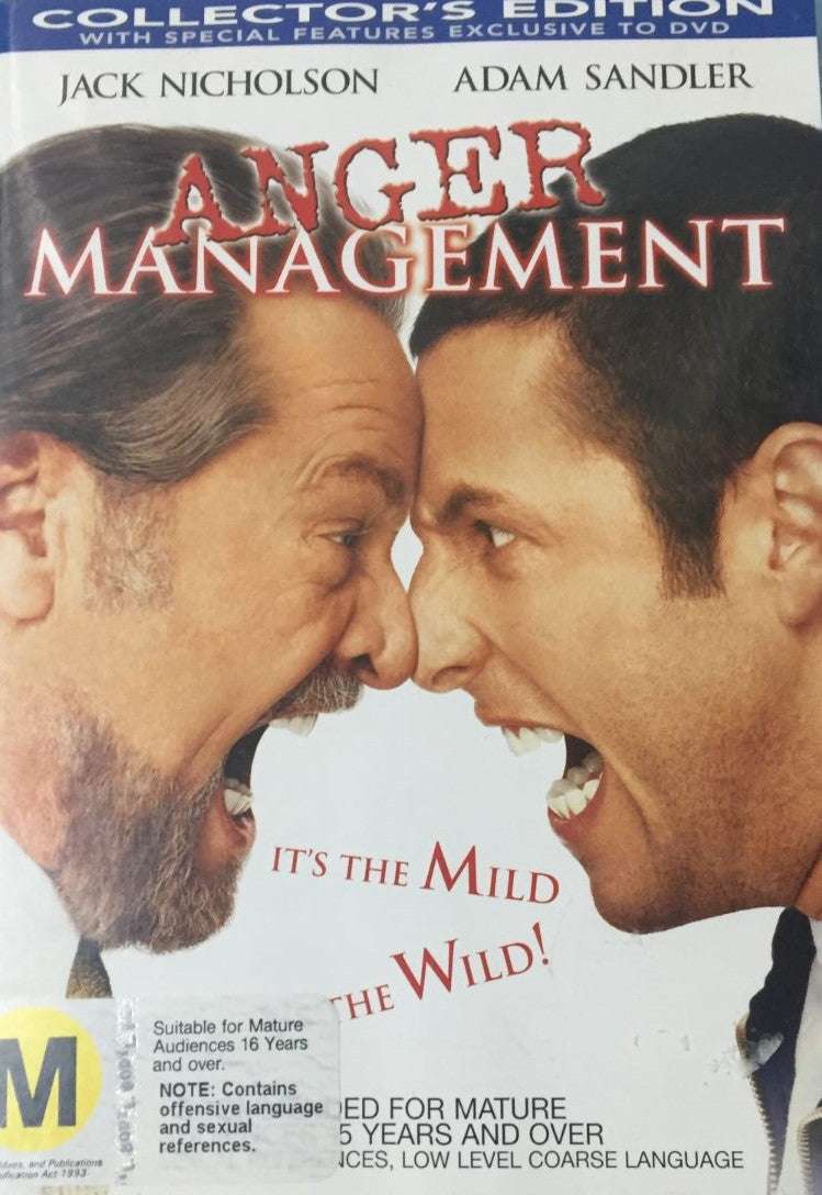 Anger Management DVD