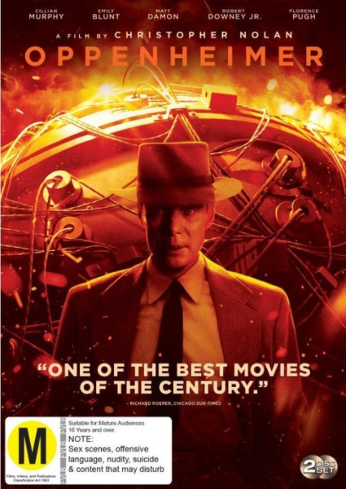 Oppenheimer - 2 Disc Edition (DVD) Brand New - 2023