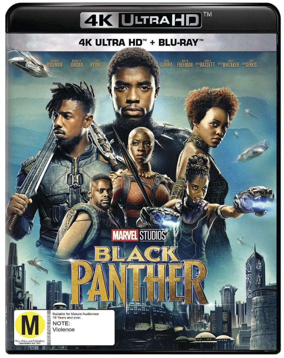 Black Panther 2018 4K UHD + Blu Ray