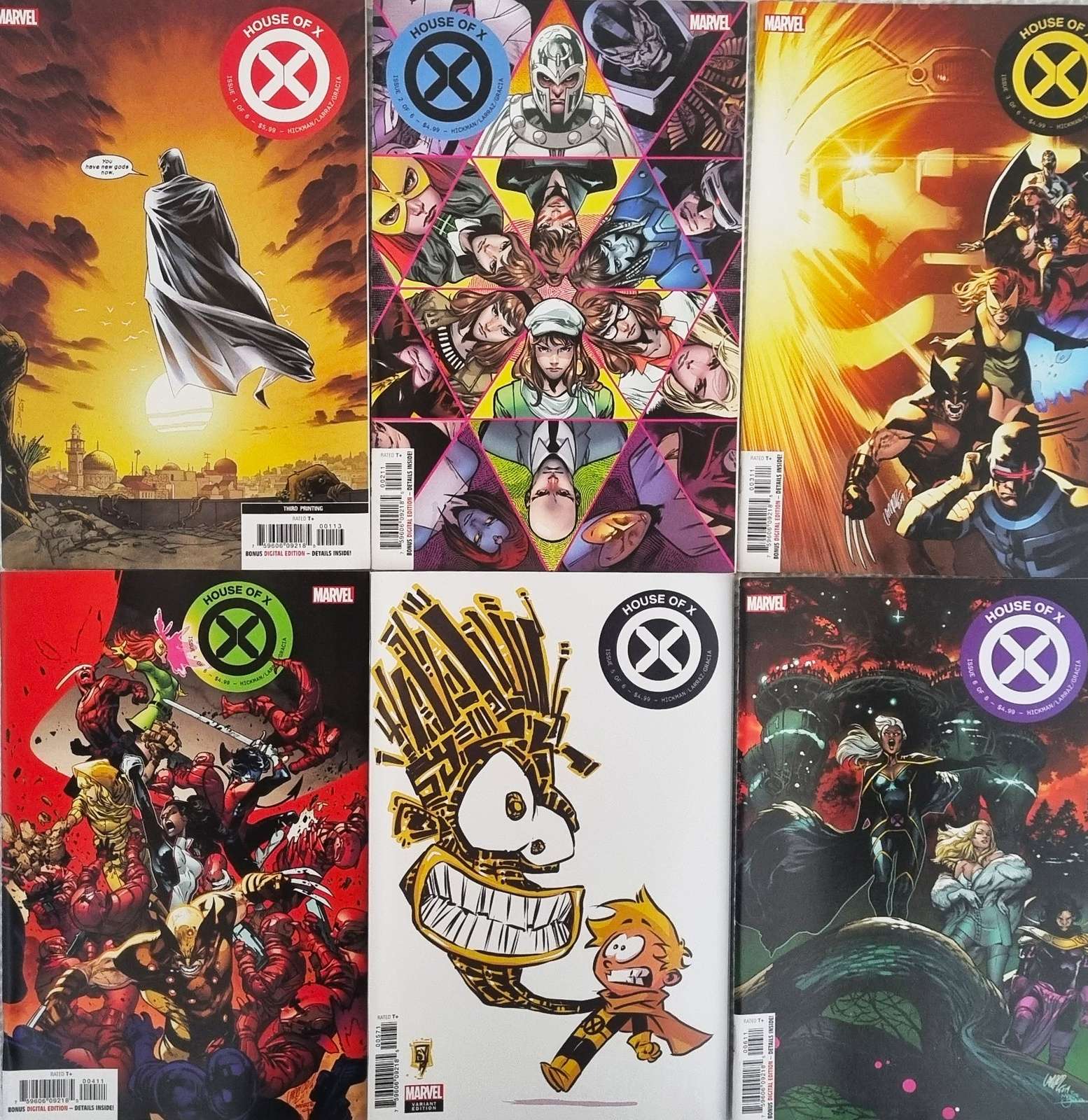 House of X Complete Set 1 - 6 : NM 2019