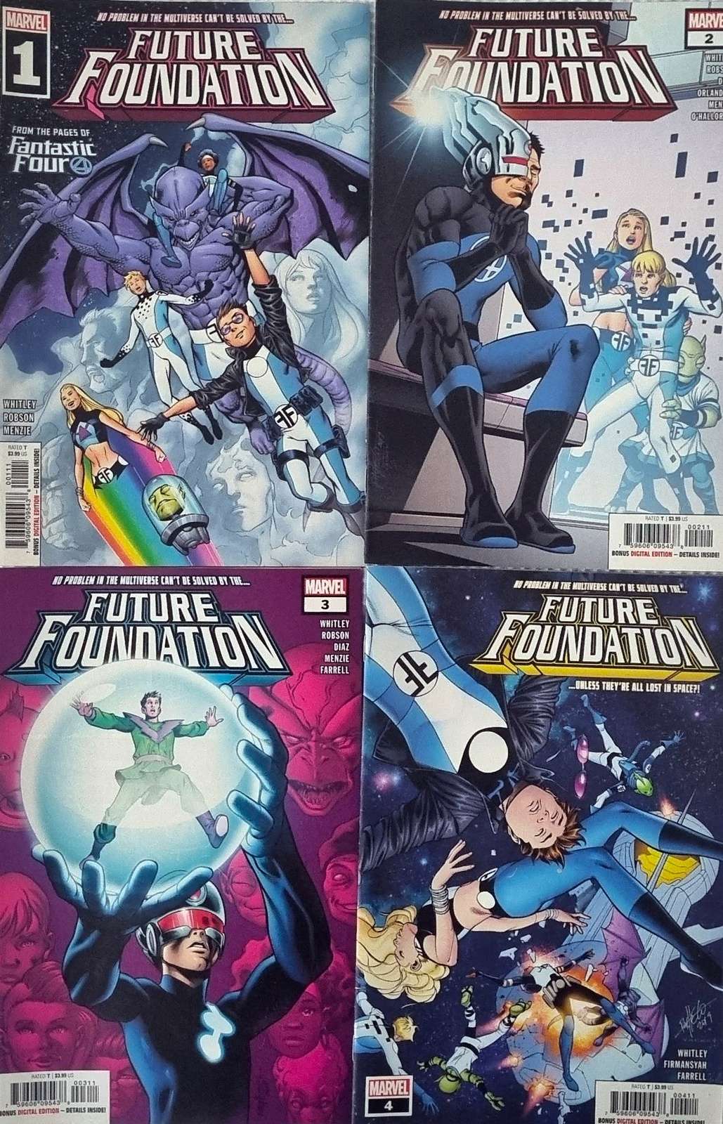 Future Foundation Issues 1,2,3,4 2019 NM