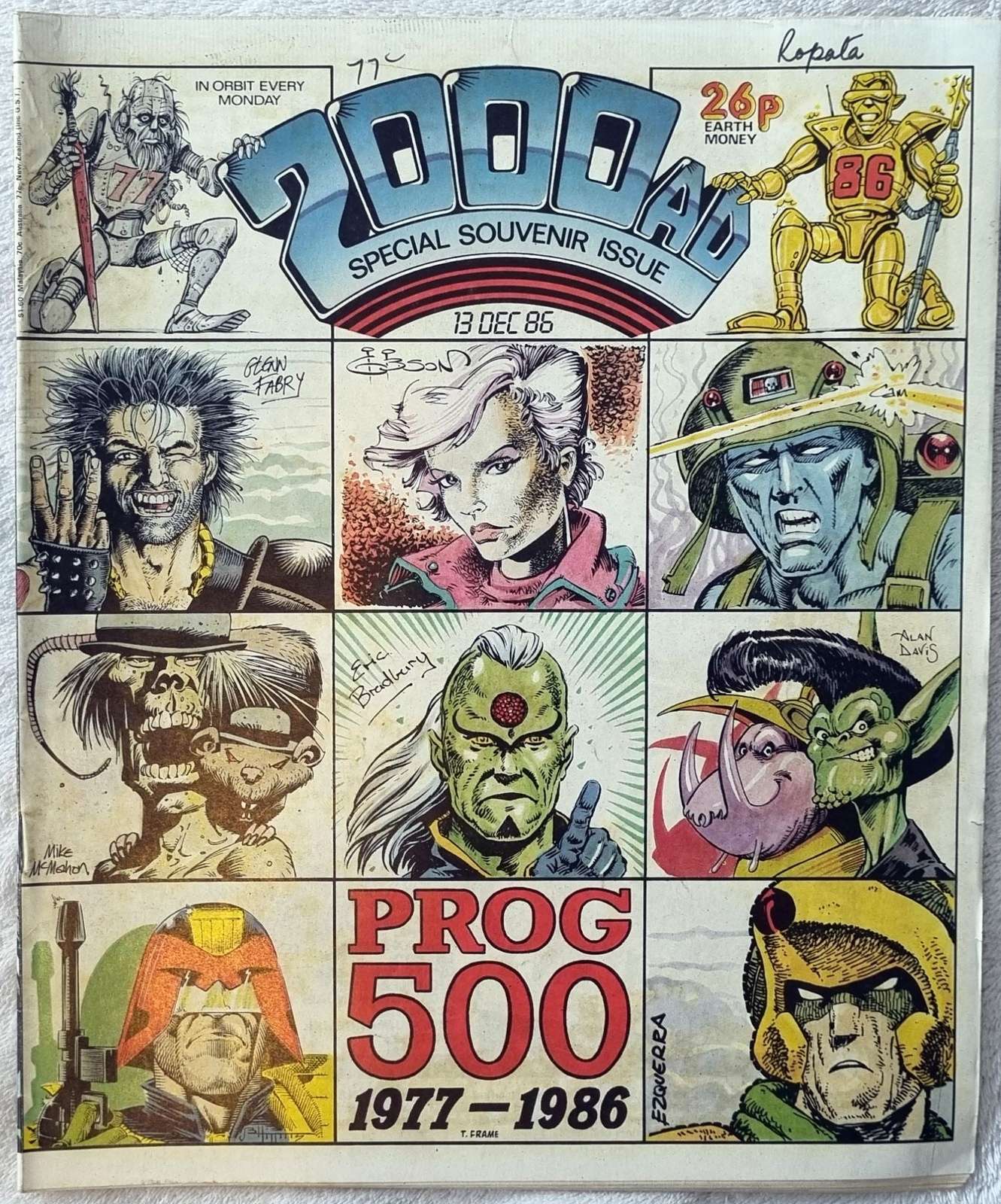 2000 AD Prog #500 Special Souvenir Issue Default Title