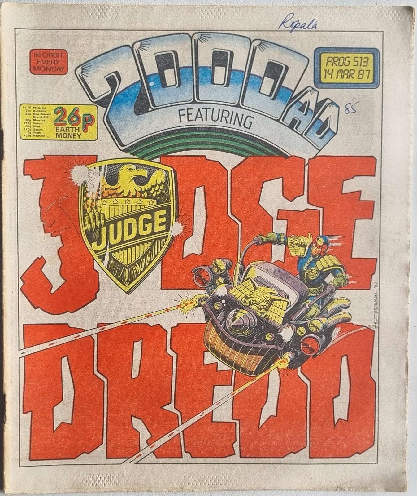 2000 AD Prog #513 Default Title