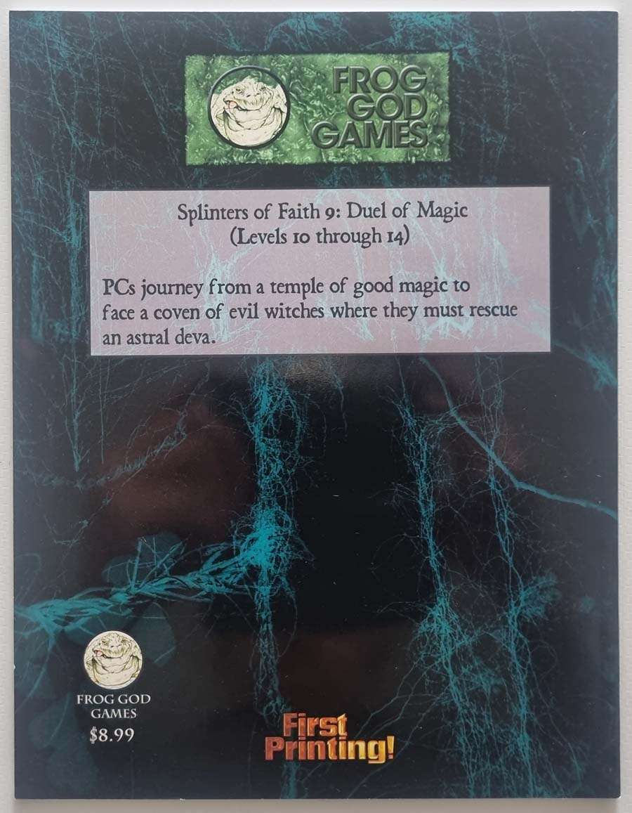 Duel of Magic: Splinters of Faith Pathfinder Module SF 9