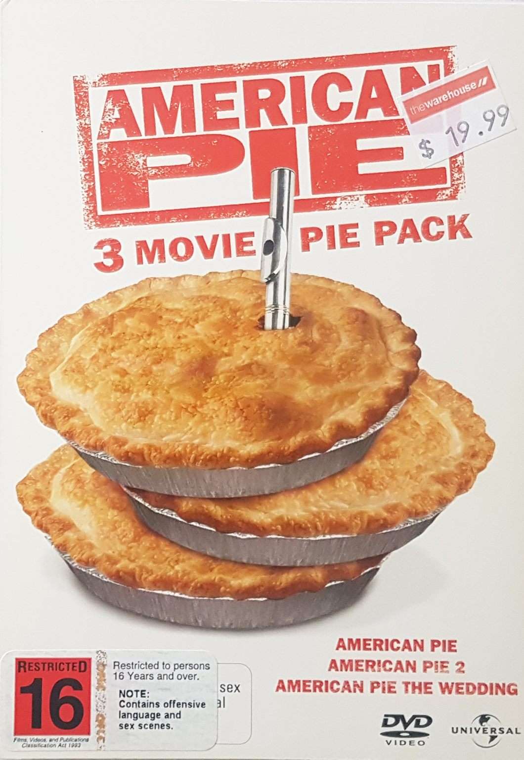 American Pie 3 Movie Pack American Pie 1 & 2 & The Wedding
