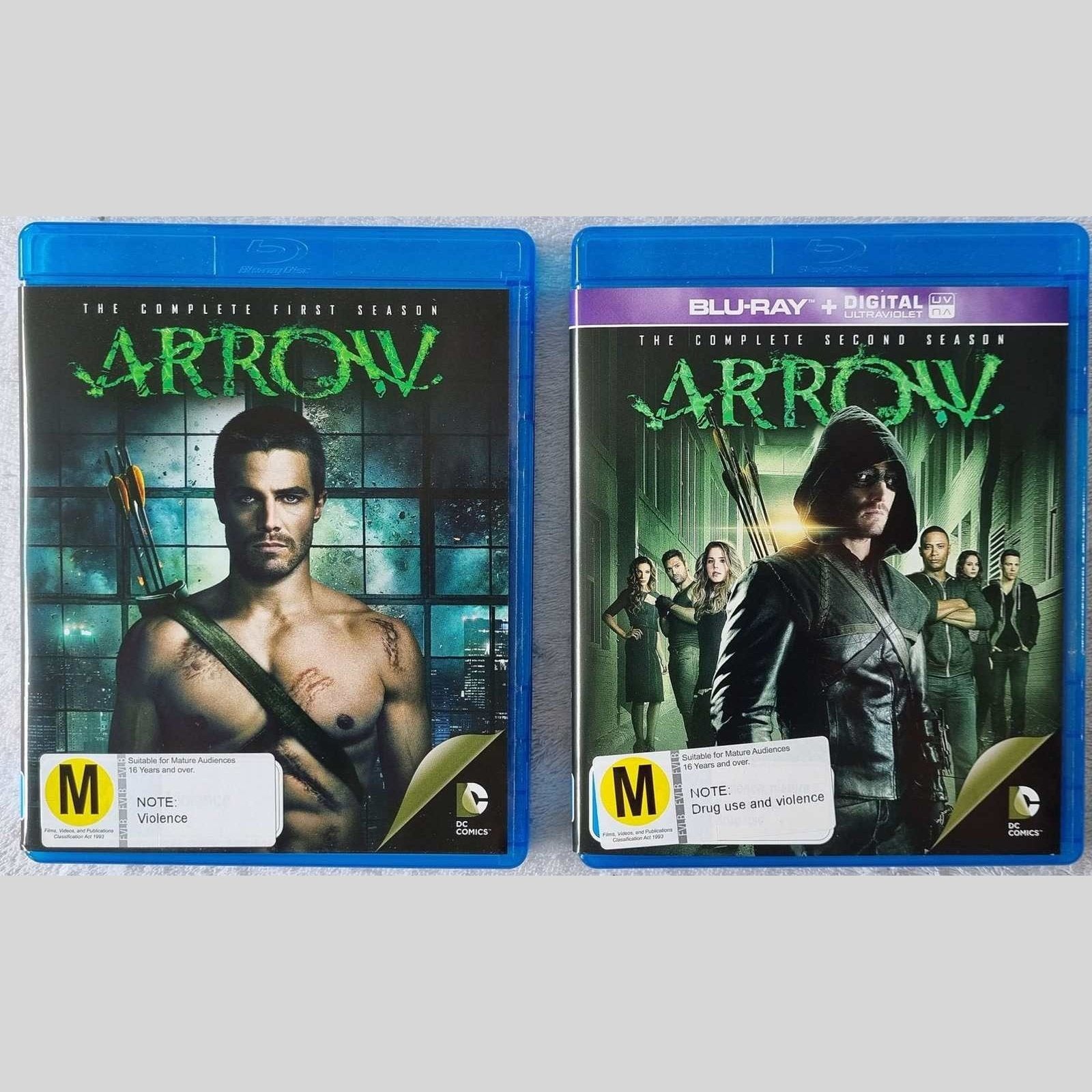 Arrow Season 1 & 2 Blu Ray 8 Disc Set