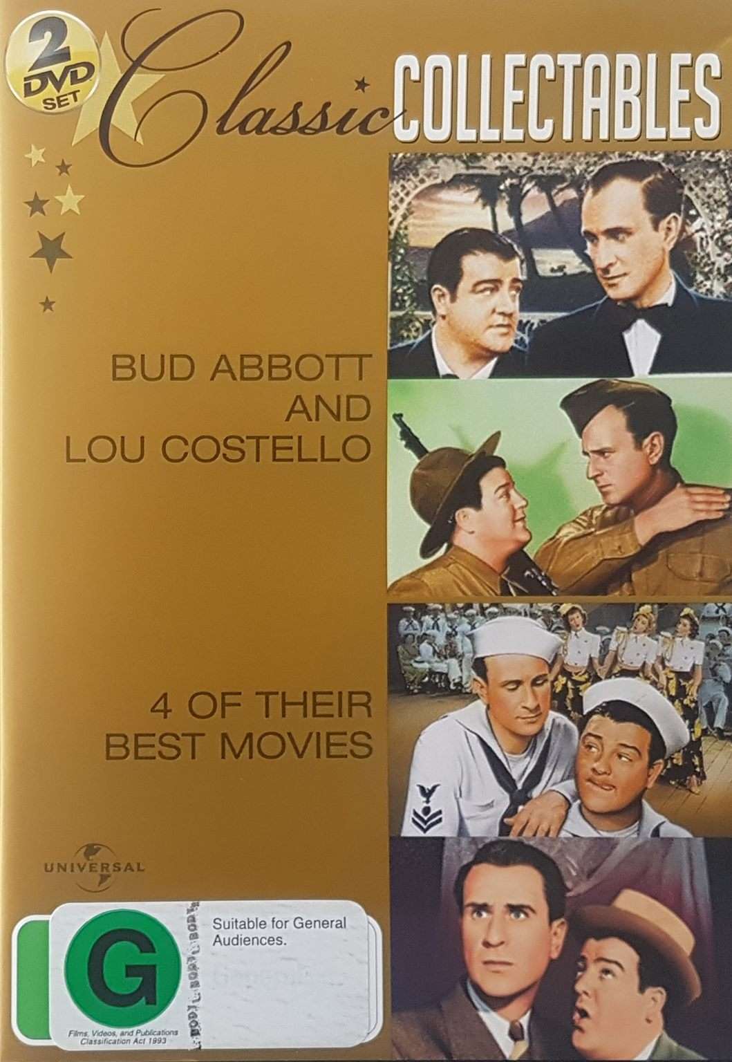 Bud Abbot and Lou Costello 4 Movies