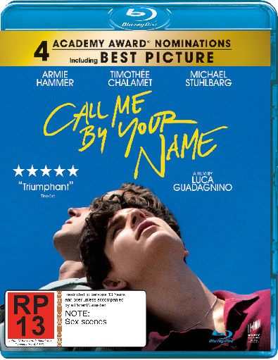 Call Me By Your Name (Blu Ray) Default Title