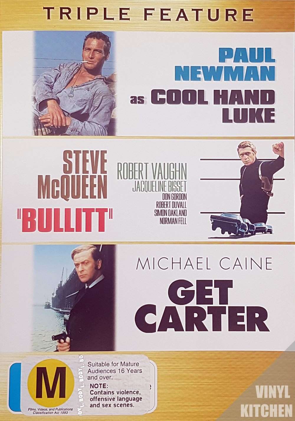 Cool Hand Luke / Bullitt / Get Carter