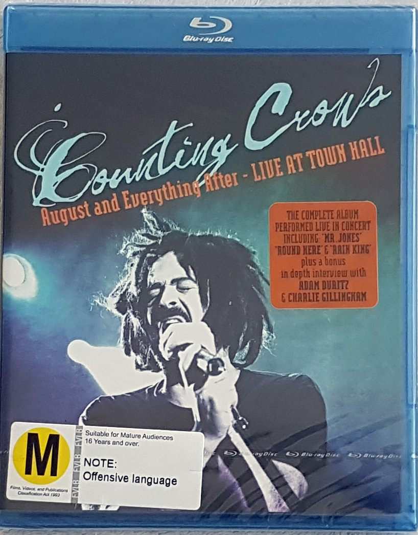 Counting Crows: August and Everything After Blu Ray Brand New