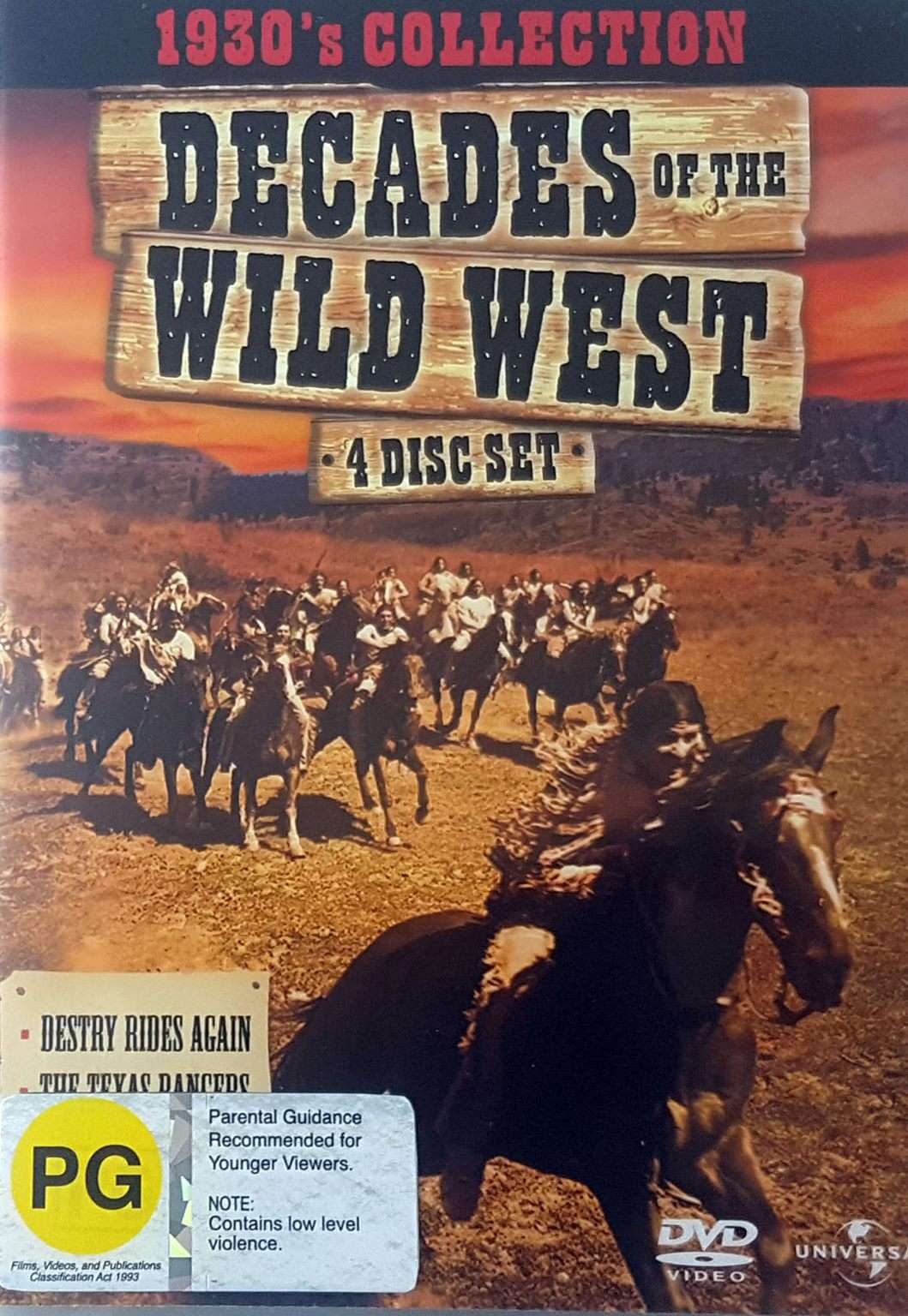 Decades of the Wild West 4 Movies