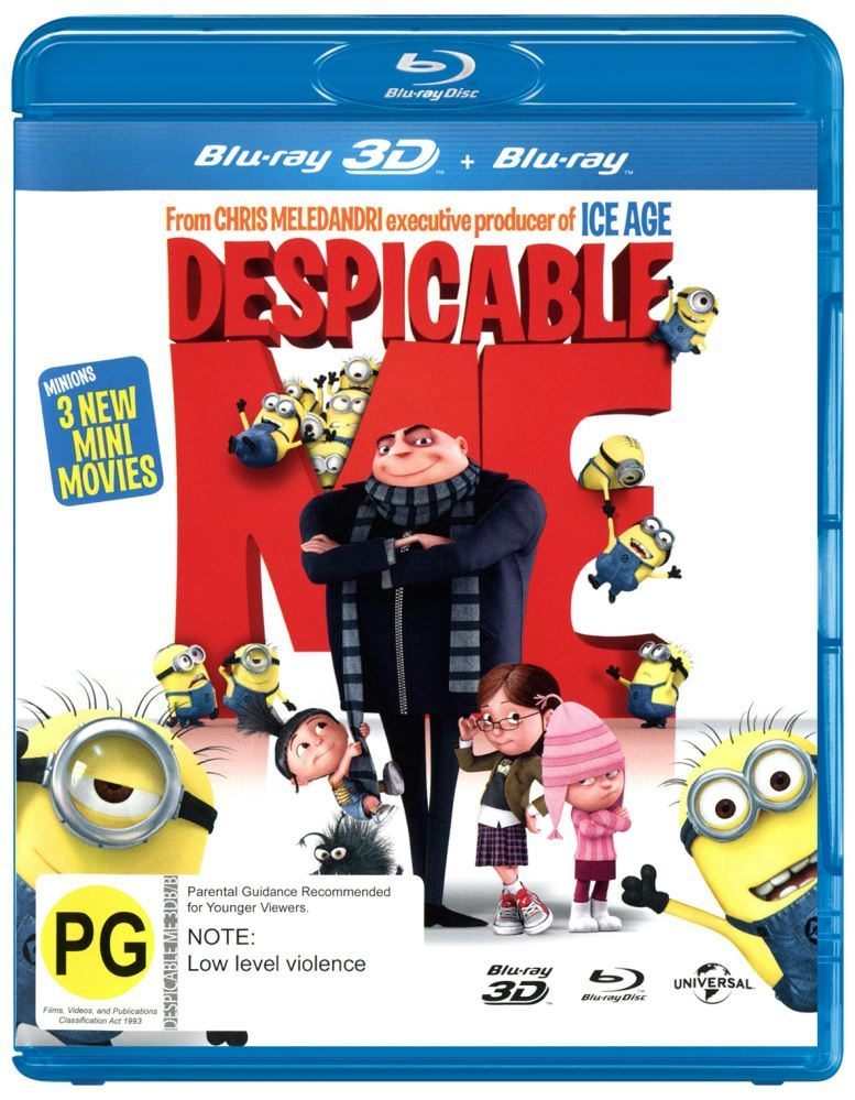 Despicable Me 3D & 2D (Blu Ray) Default Title
