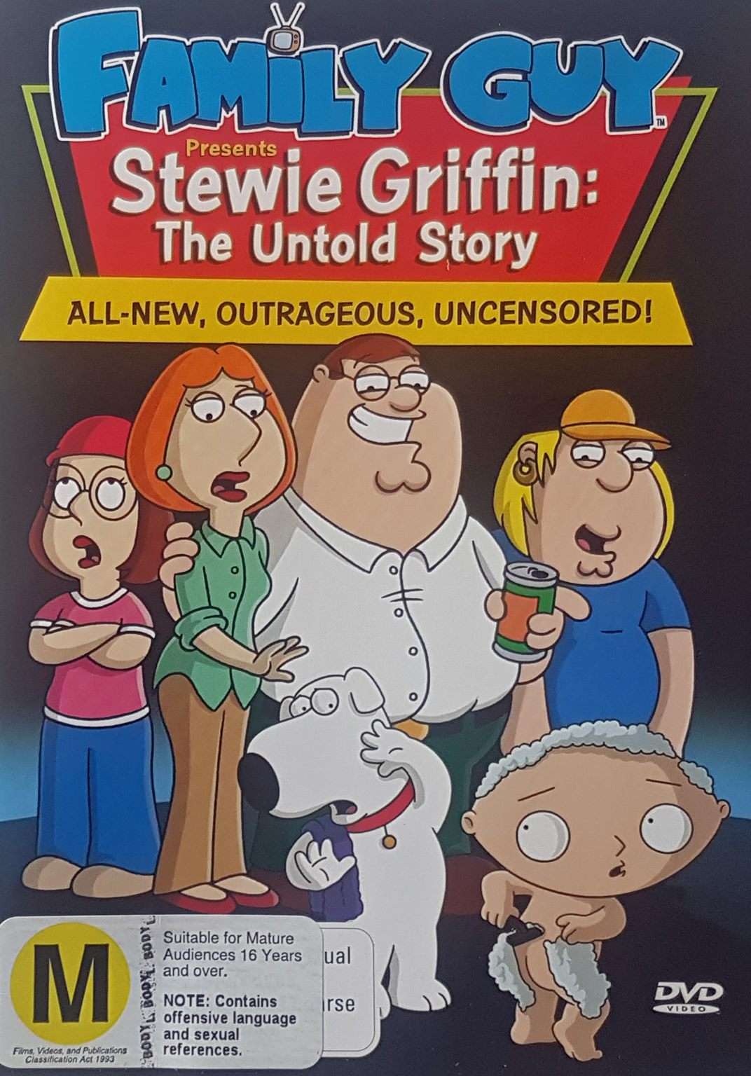 Family Guy Presents Stewie Griffin The Untold Story DVD Family guy presents stewie griffin the untold story dvd