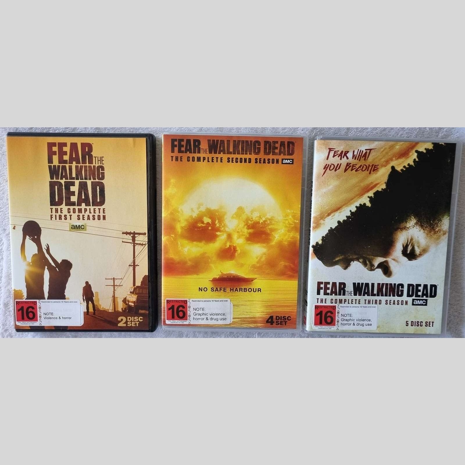 Fear the Walking Dead: Complete Seasons 1,2,3