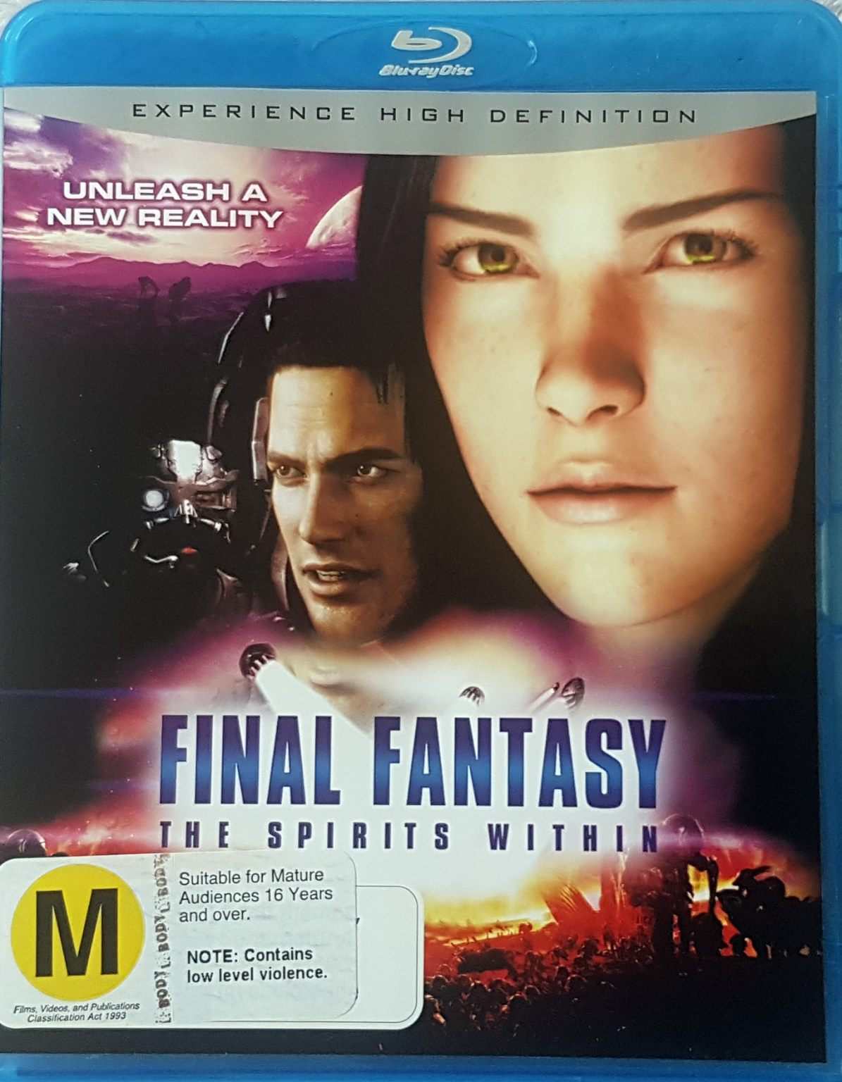 Final Fantasy: The Spirits Within Blu Ray
