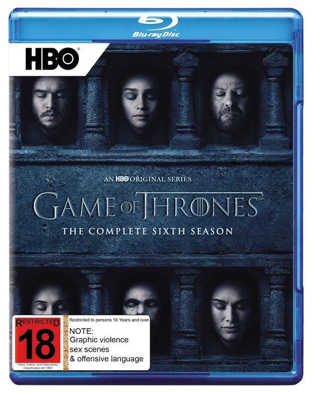 Game of Thrones: The Complete Sixth Season Blu Ray Brand New