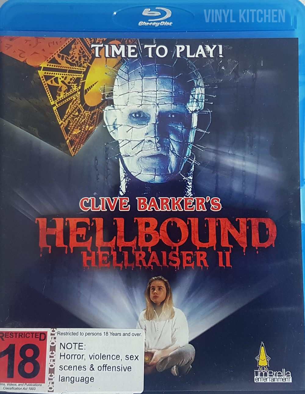 Hellraiser 2: Hellbound (Blu Ray) Default Title