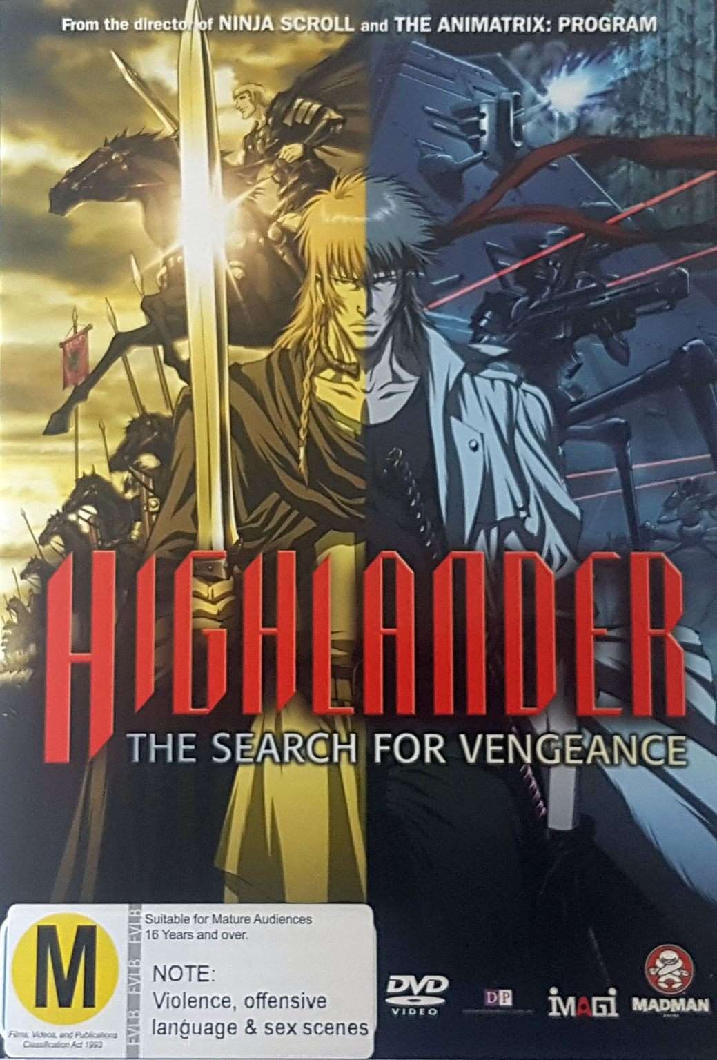 Highlander The Search For Vengeance Where To Watch Highlander: The Search for Vengeance (DVD)