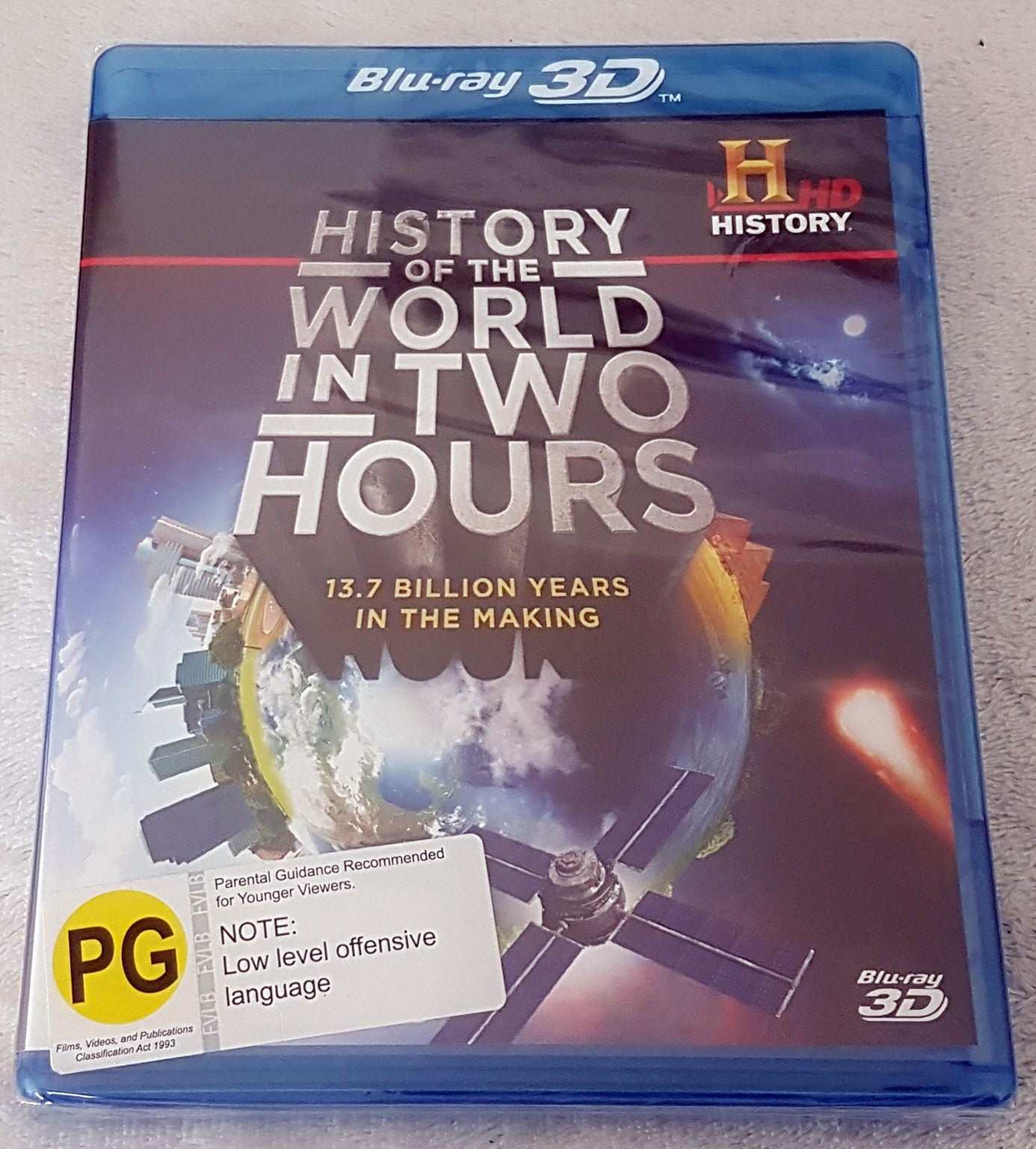 History of the World in Two Hours 3D + 2D Blu Ray Brand New