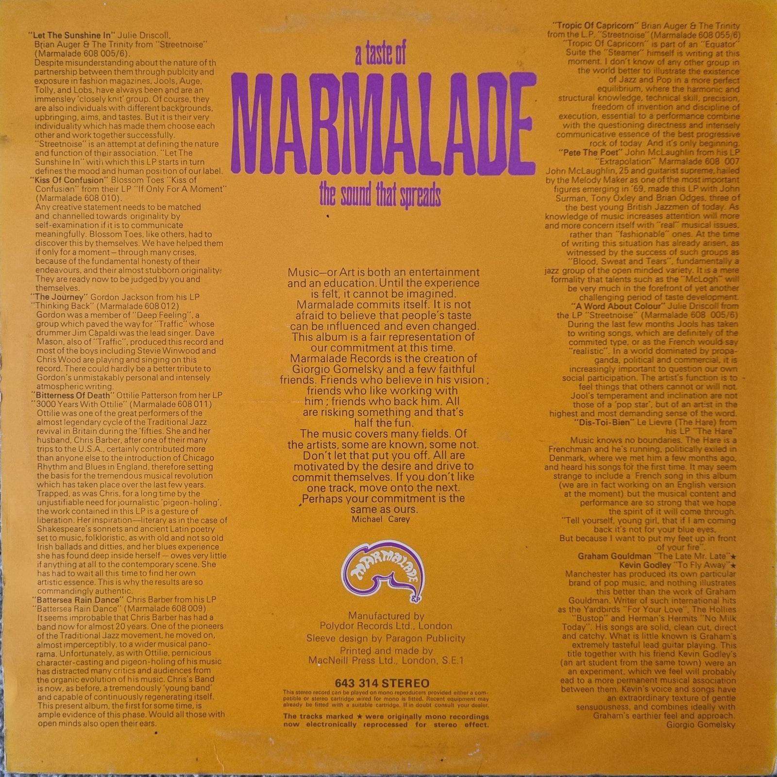 Marmalade 100 Proof