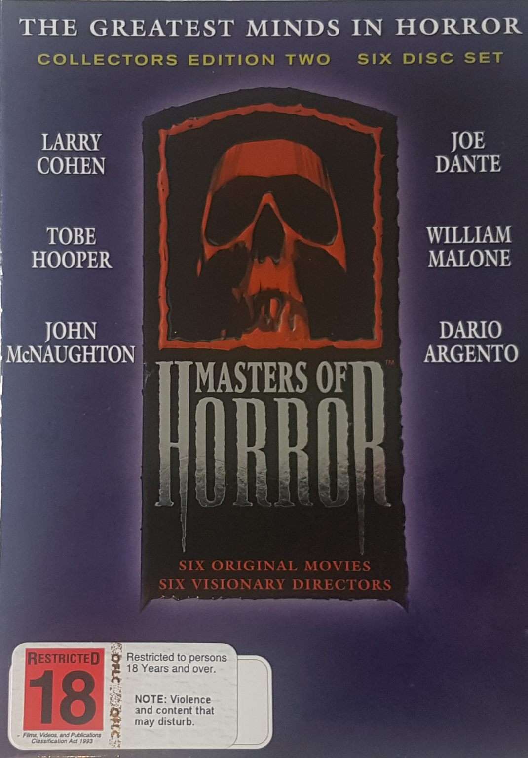 Masters of Horror Collectors Edition Two - Six Movies