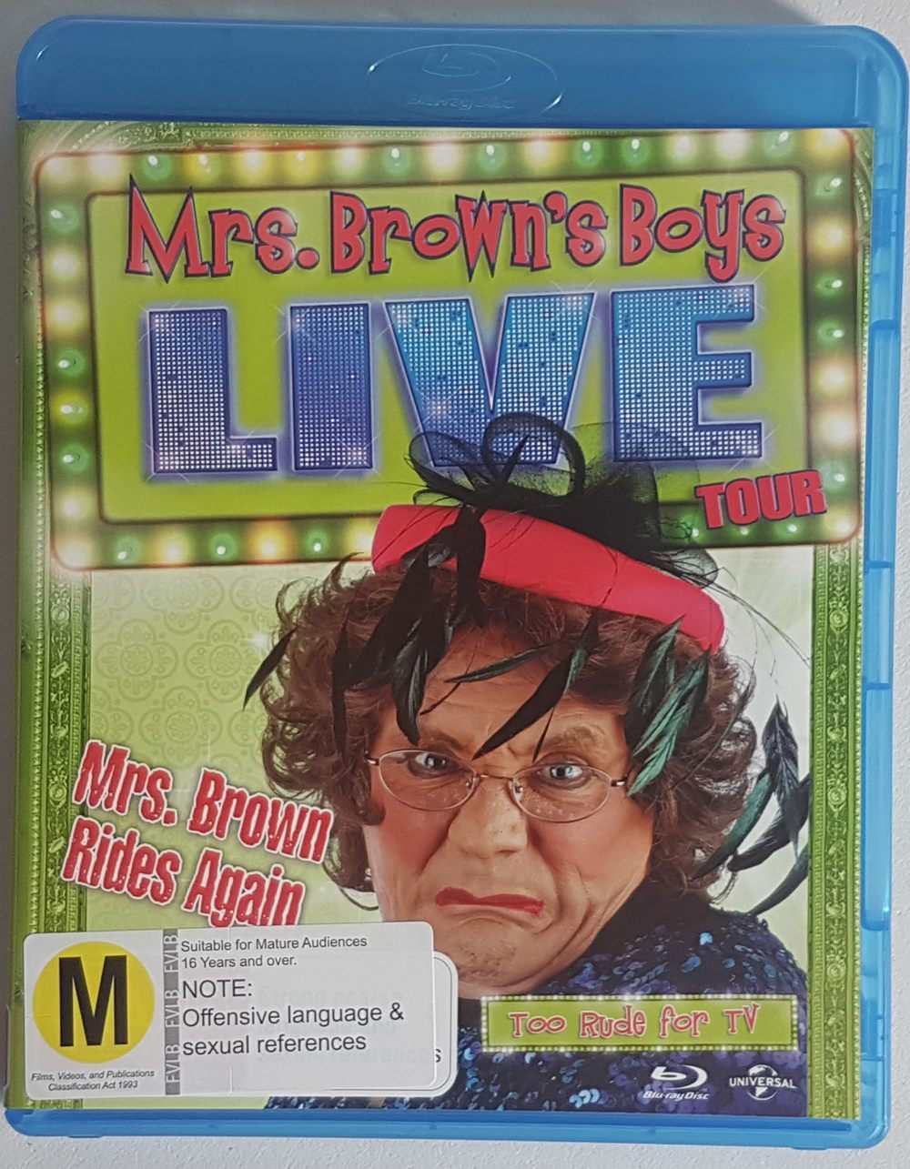 Mrs. Brown's Boys Live - Mrs. Brown Rides Again (Blu Ray) Default Title