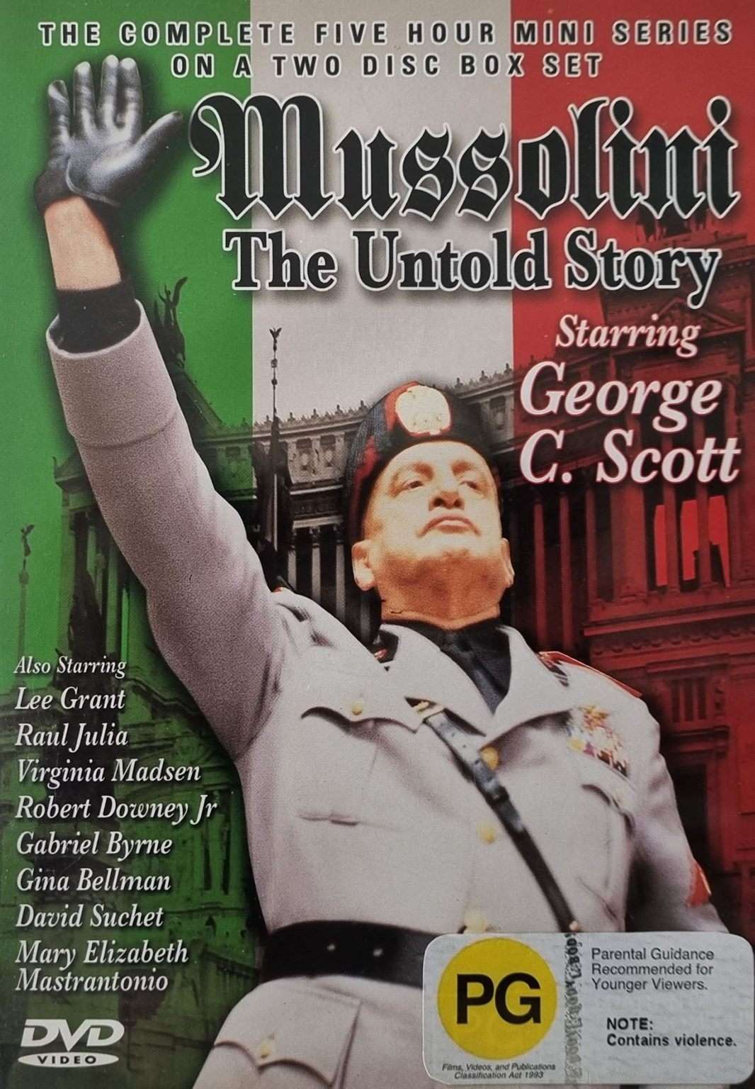 Mussolini the Untold Story George C. Scott Mini Series