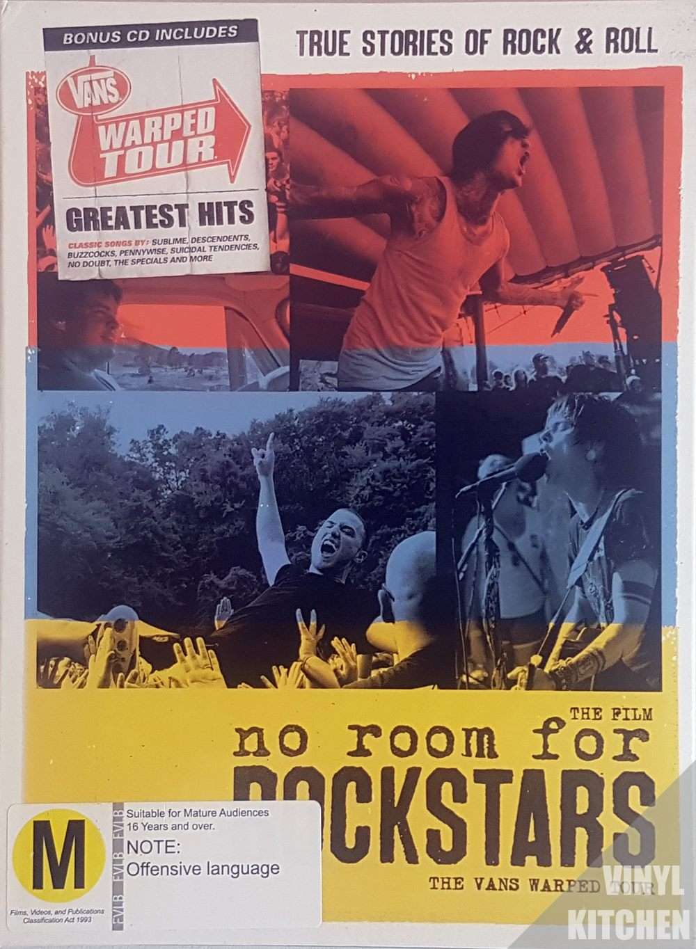 No Room For Rockstars: The Vans Warped Tour DVD/CD