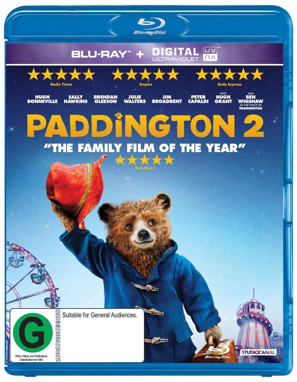 Paddington 2 (Blu Ray) Brand New