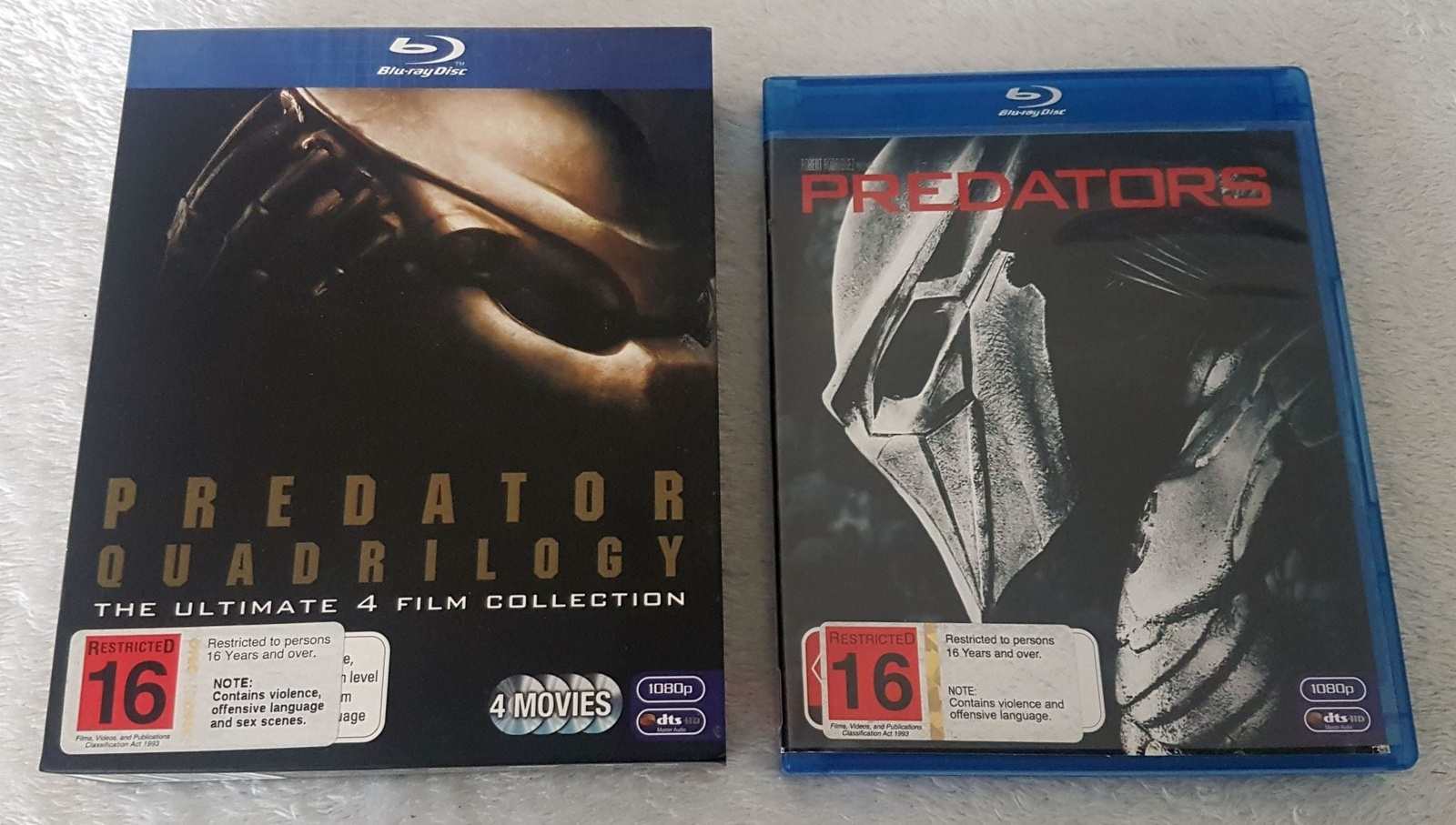 AVP 1 & 2 / Predator 1 & 2 & Predators Blu Ray