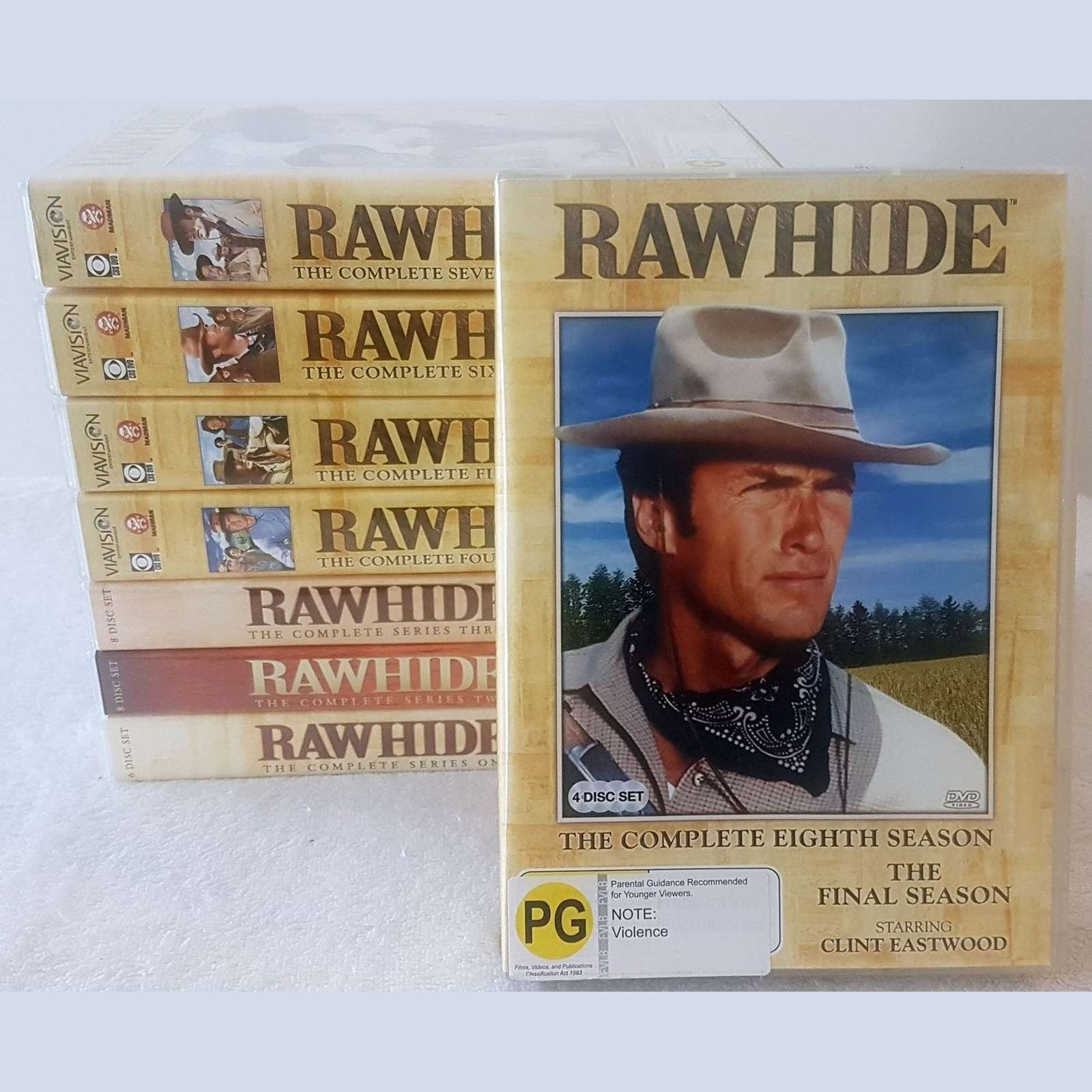 Rawhide The Complete Series Seasons 1-8 - 58 DVD Set