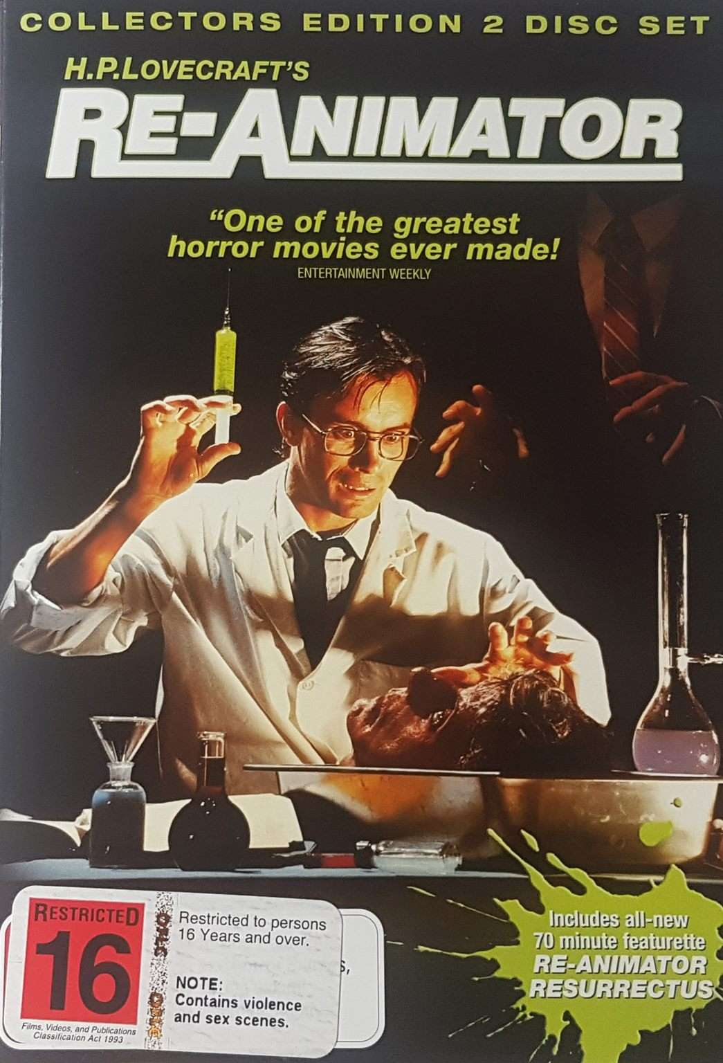 Re-Animator Two Disc Collectors Edition