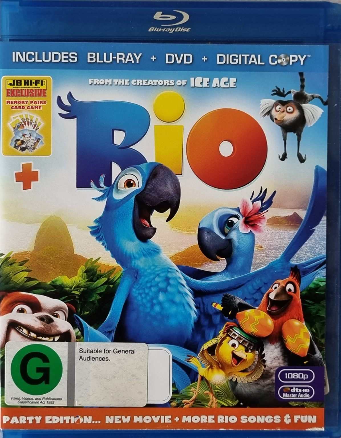 Rio (Blu Ray) + DVD Default Title
