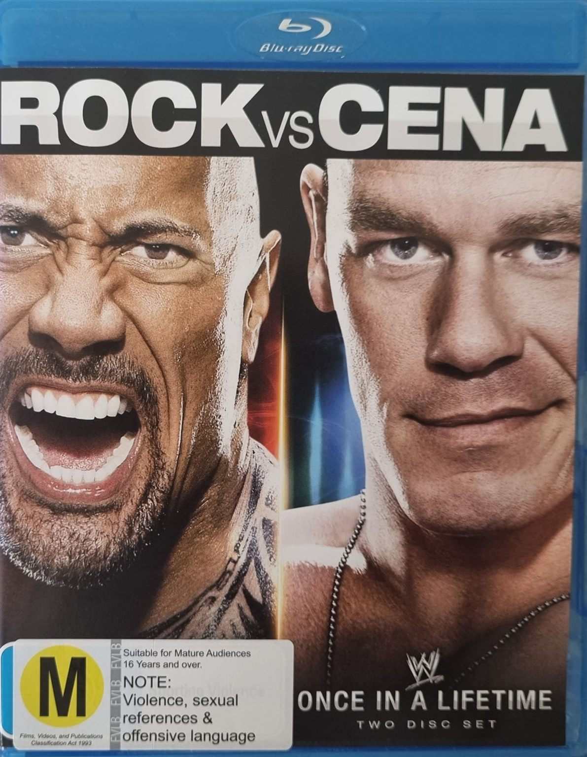 Rock vs Cena - Once in a Lifetime: WWE (Blu Ray) Default Title