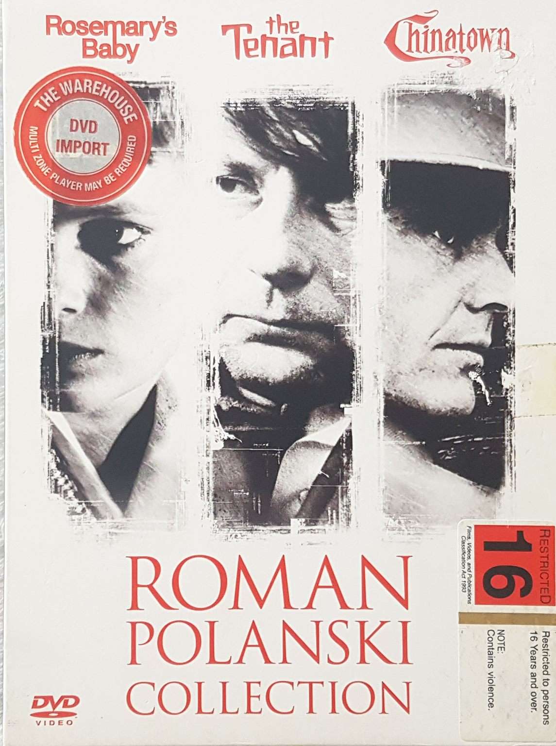 Rosemary's Baby / The Tenant / Chinatown Region 2