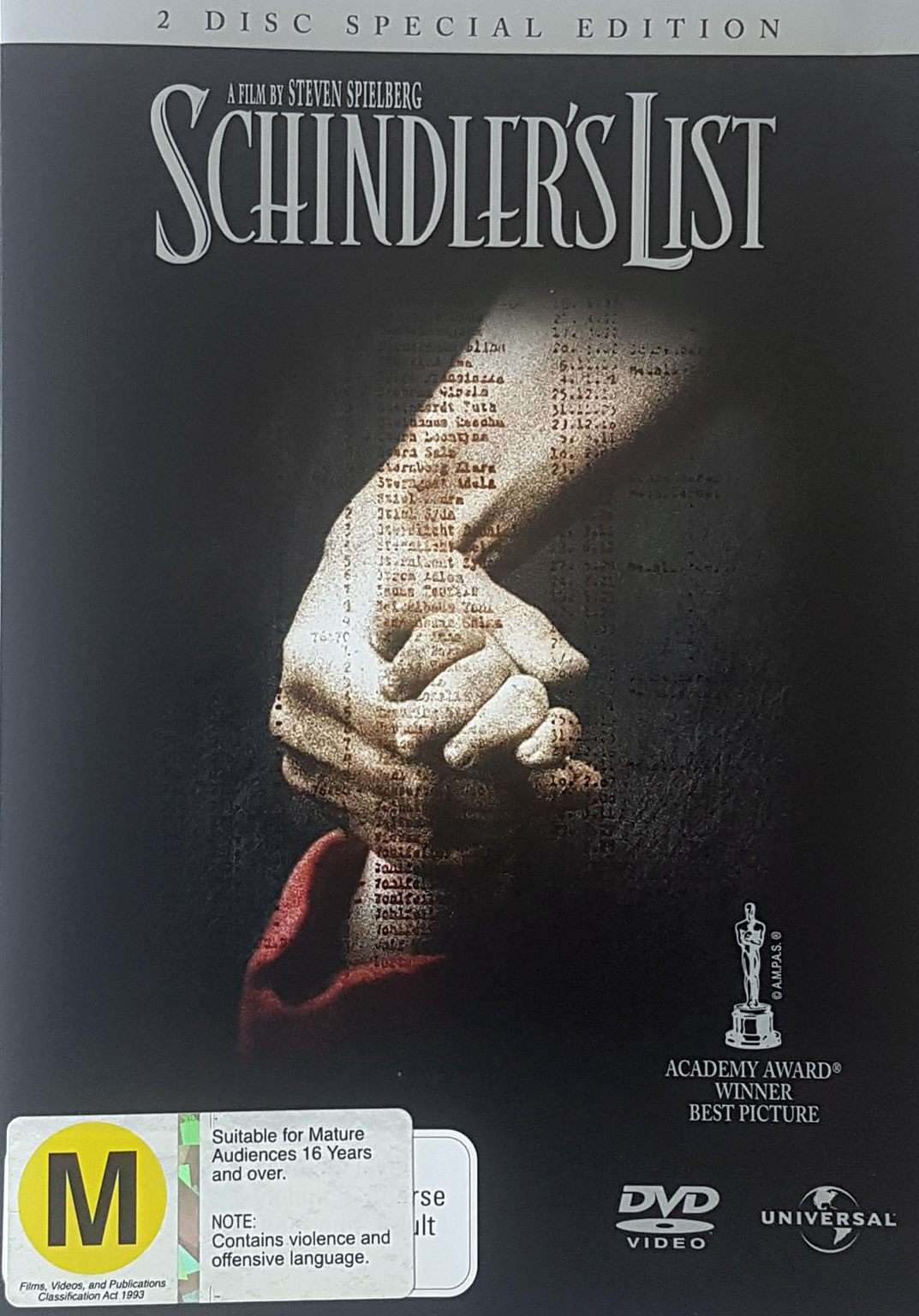 Schindler's List 2 Disc Special Edition