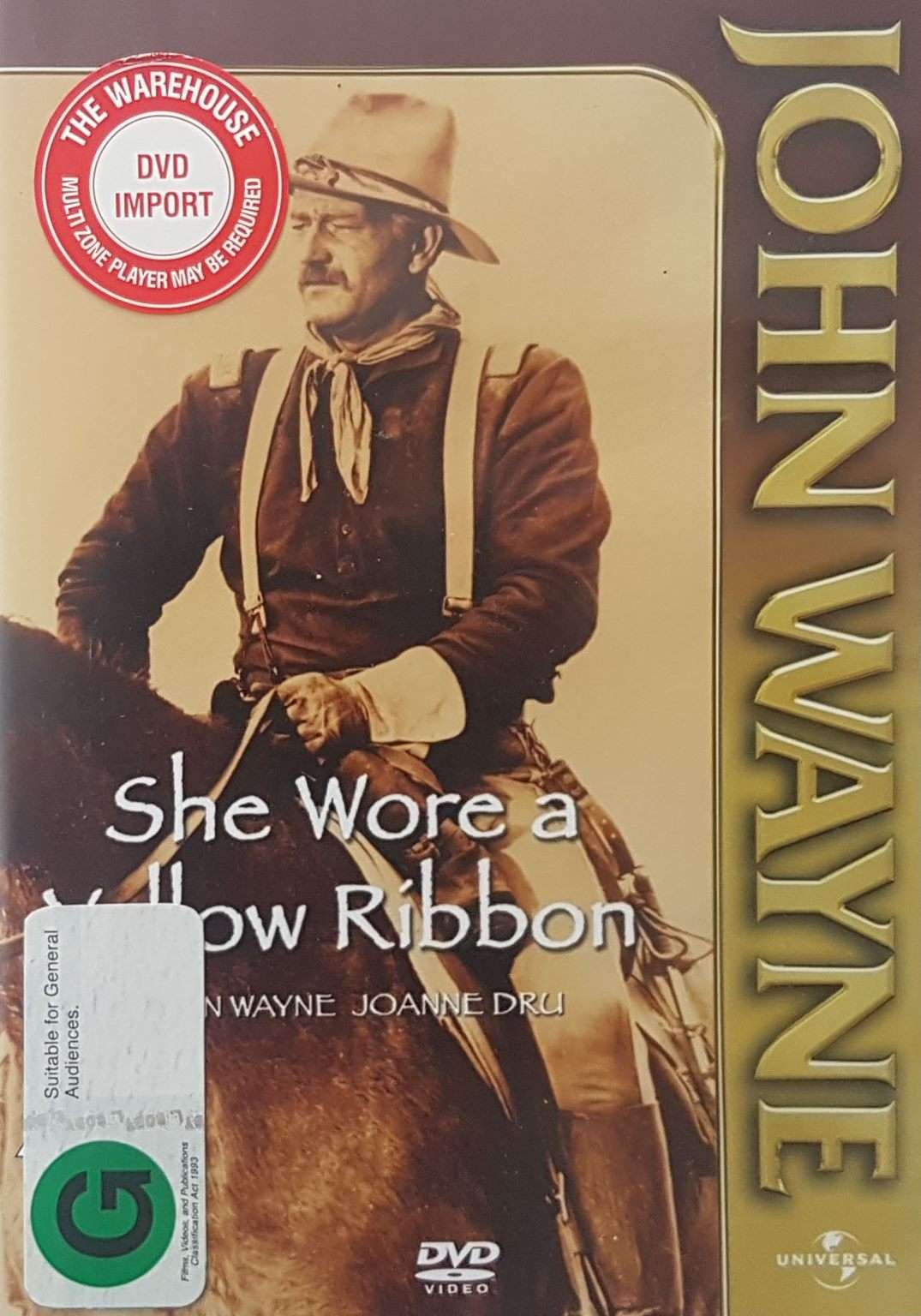 She Wore a Yellow Ribbon Region 2