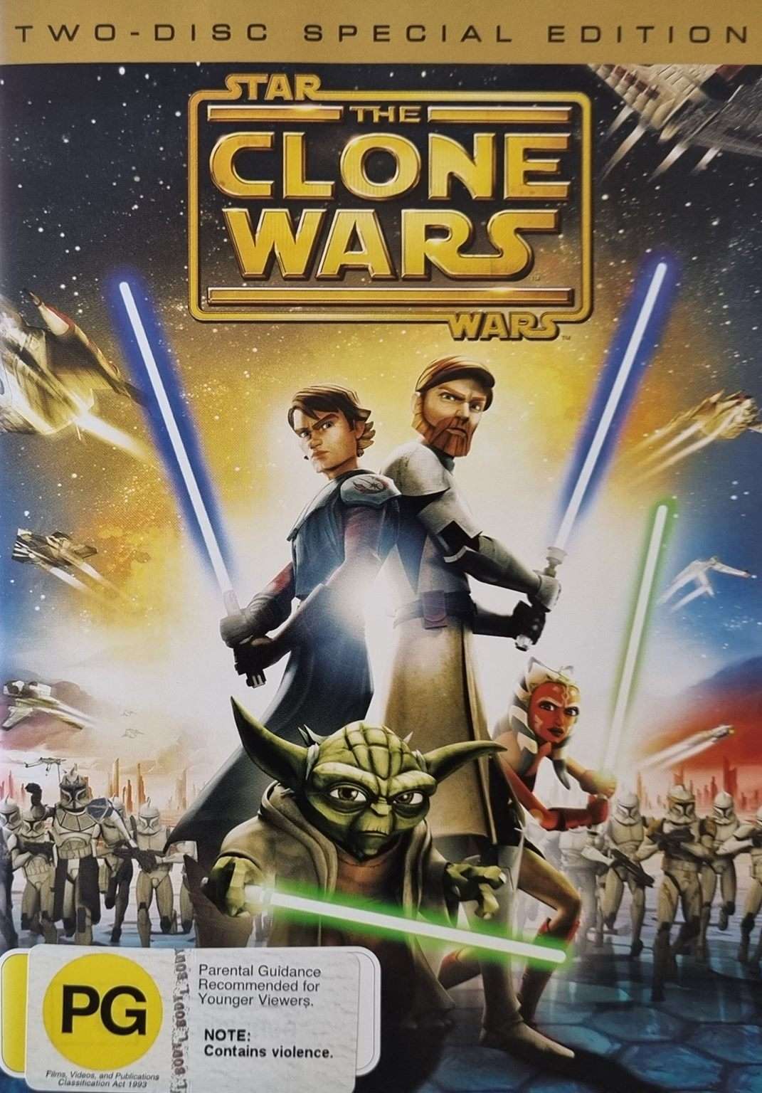 Star Wars The Clone Wars 2 Disc Set DVD