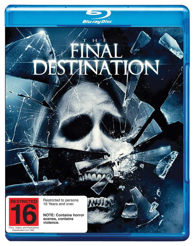 The Final Destination 2D & 3D Blu Ray w/ 3D cardboard glasses