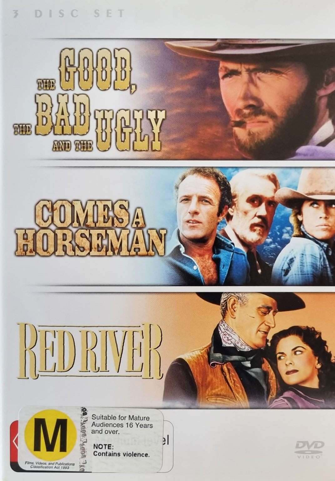 The Good the Bad and the Ugly / Comes a Horseman / Red River