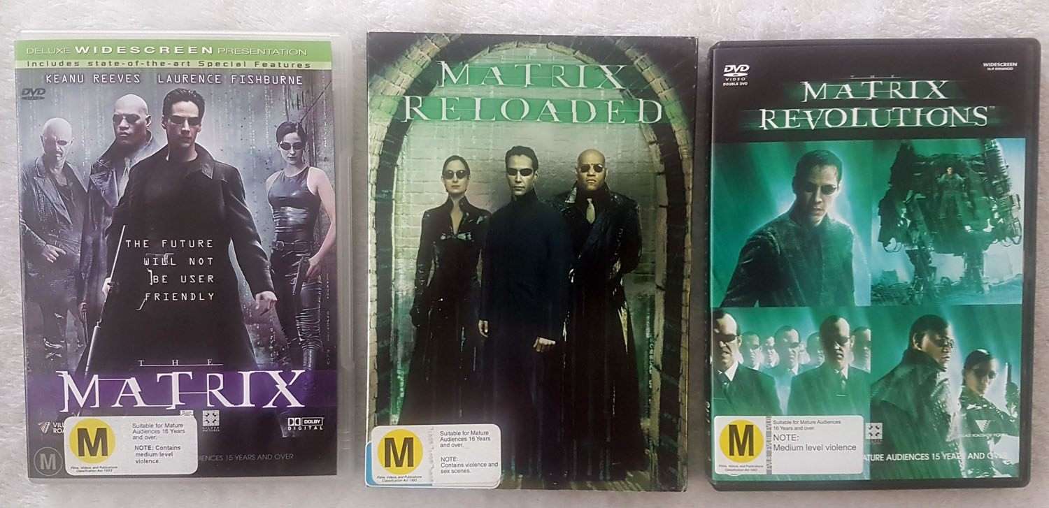 The Matrix Trilogy 5 Discs