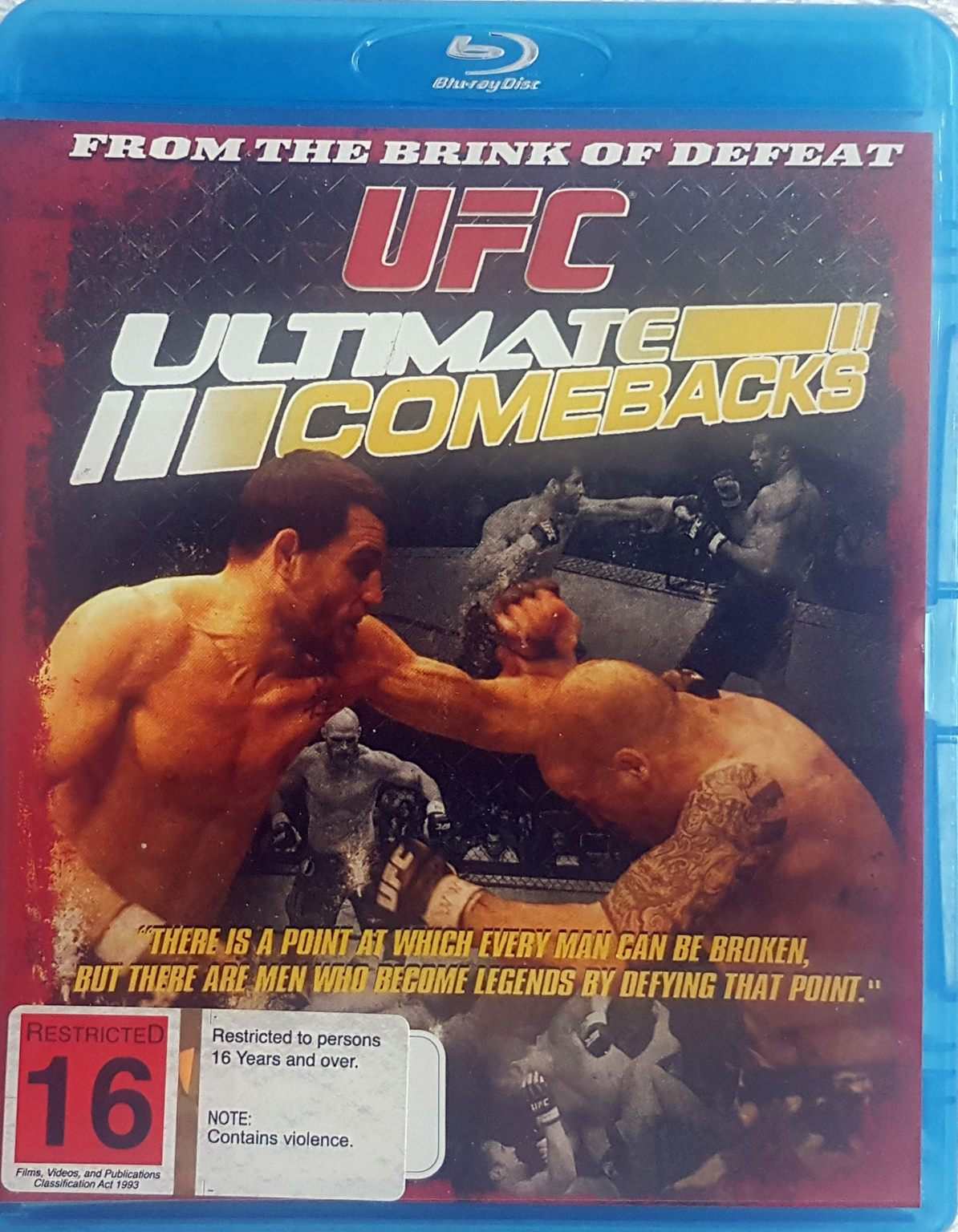 UFC Ultimate Comebacks (Blu Ray) Default Title