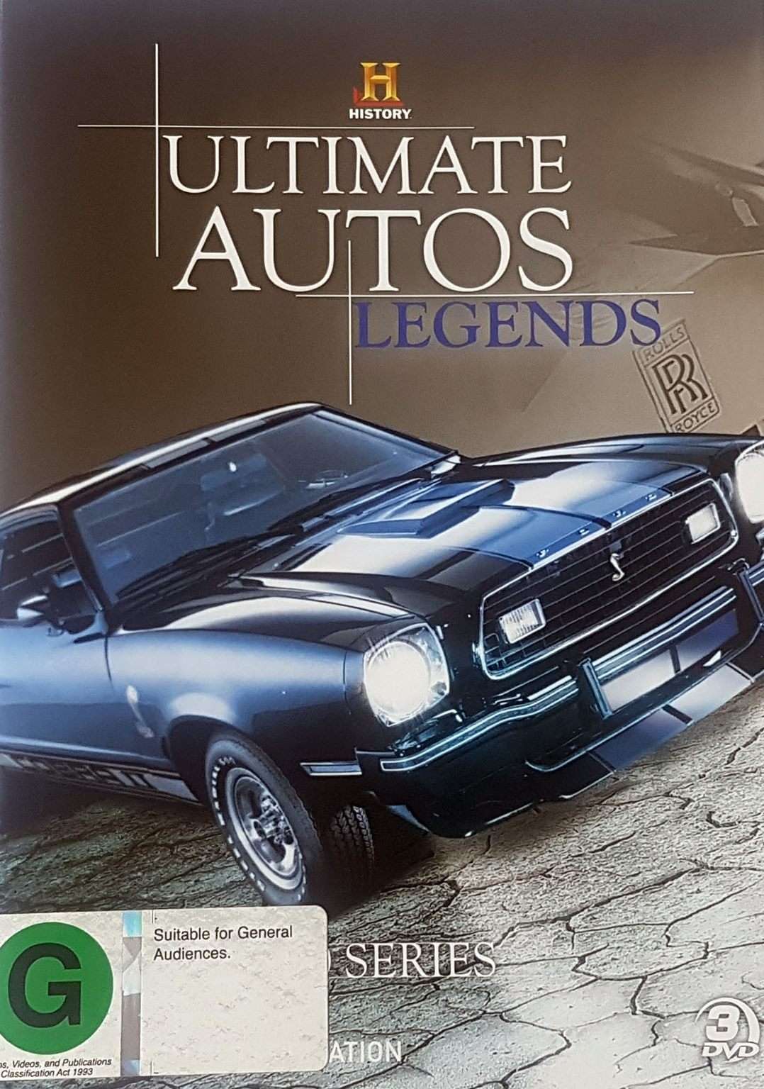 Ultimate Autos Legends History Channel 3 Disc