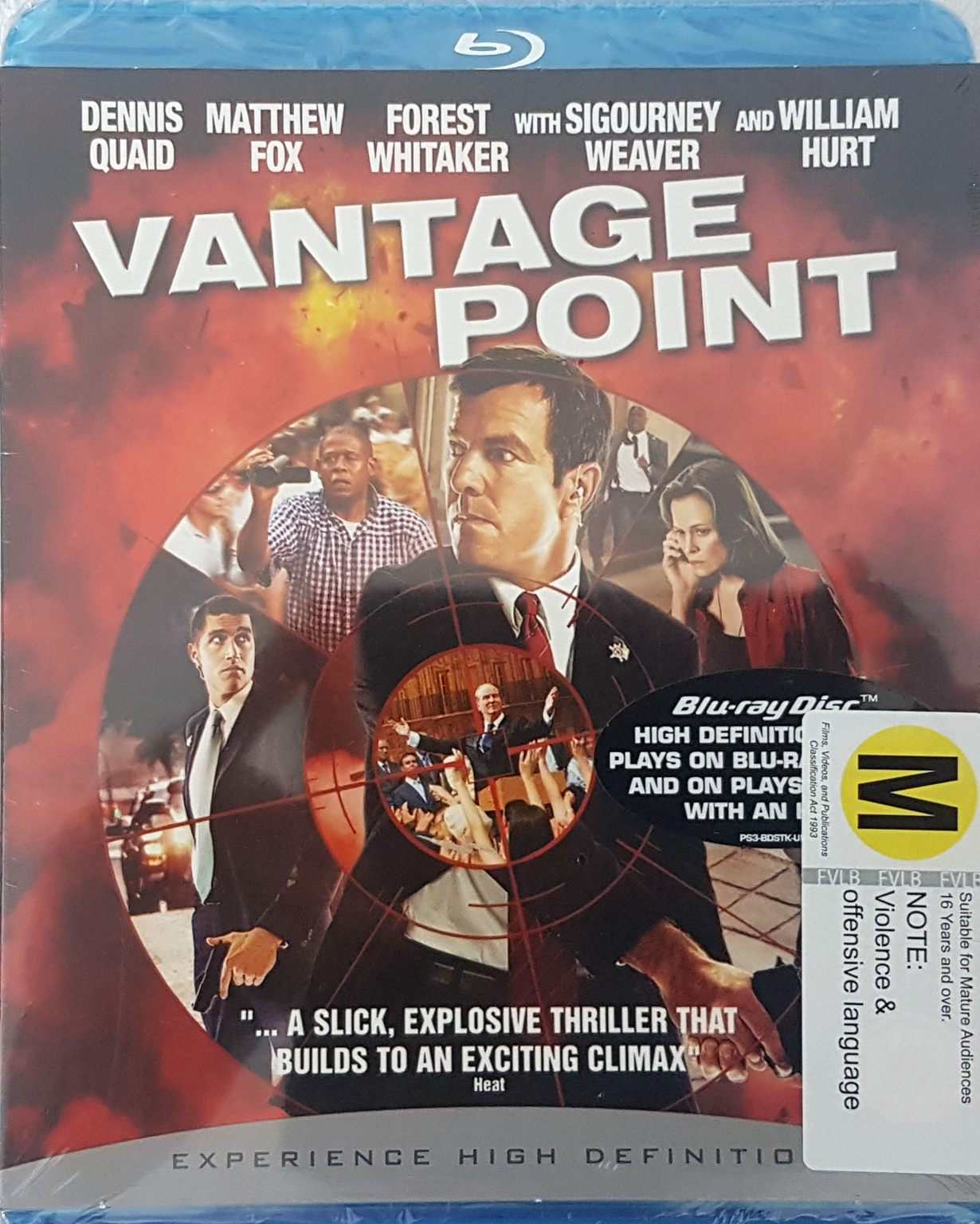 Vantage Point Blu Ray Brand New