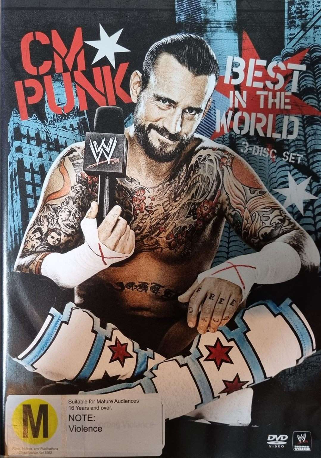 WWE CM Punk: Best in the World 3 Disc Set