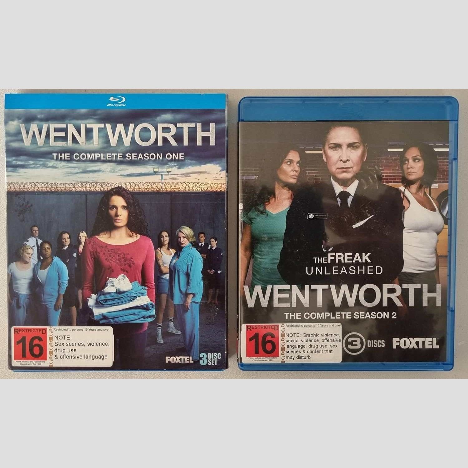 Wentworth Season 1 & 2 (Blu Ray) Default Title